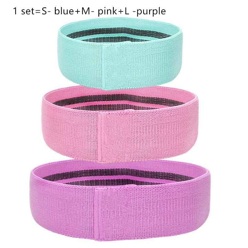 Sprout Health 0 Mixed / SML / 1 Set Elastic Hip Circle Resistance Band for Squats & Yoga