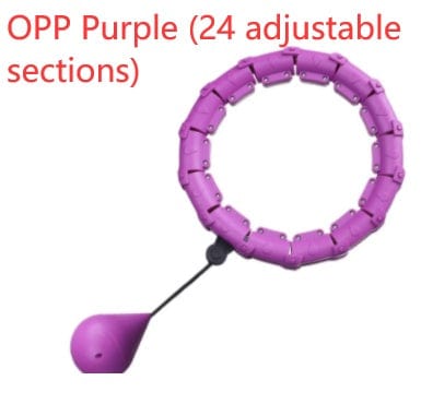 Sprout Health 0 OPP Purple 24adjustable sect Smart Adjustable Fitness Hoop - Intelligent Waist Exercise Equipment