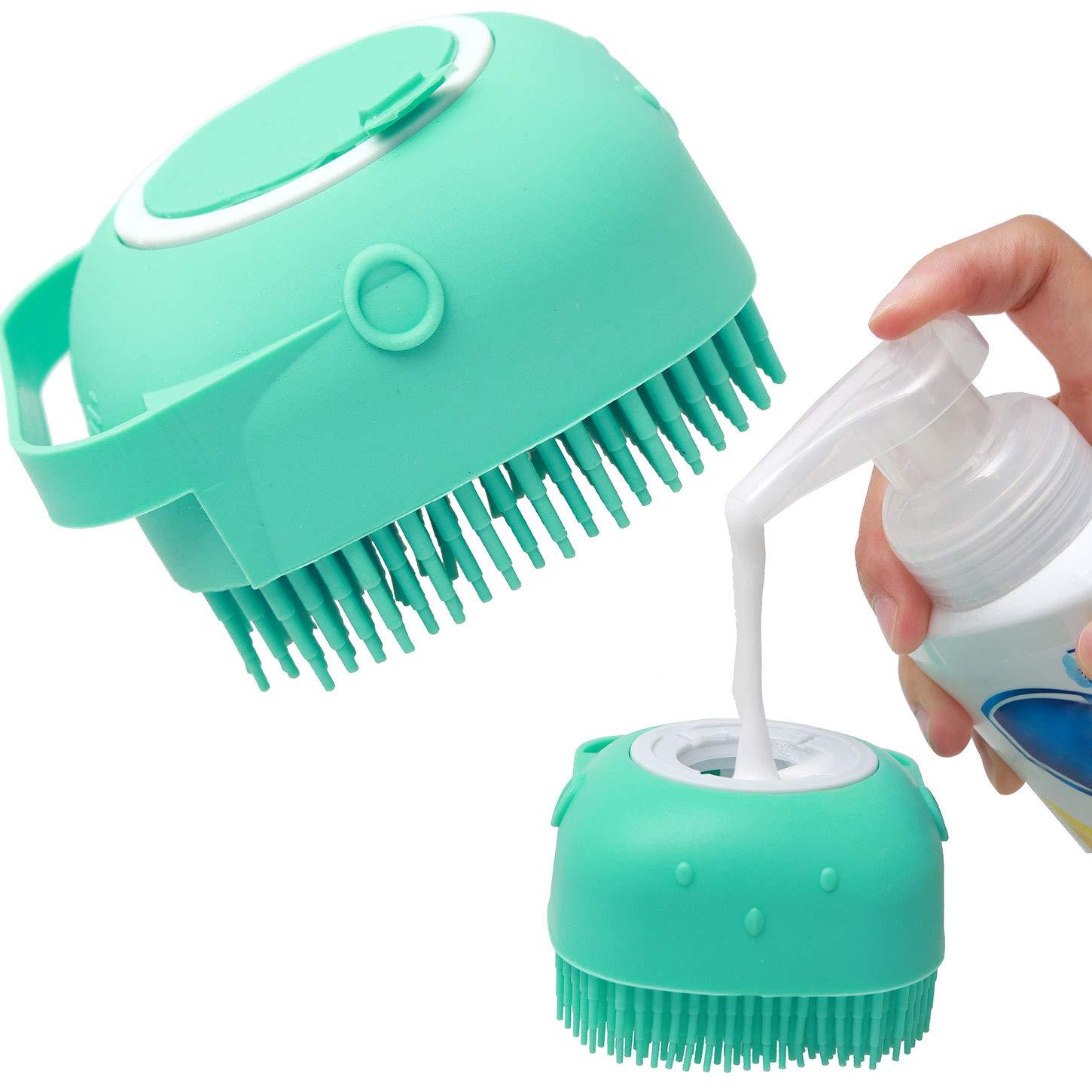 Sprout Health 0 Pet Shampoo & Massage Brush - Soft Silicone Groomer