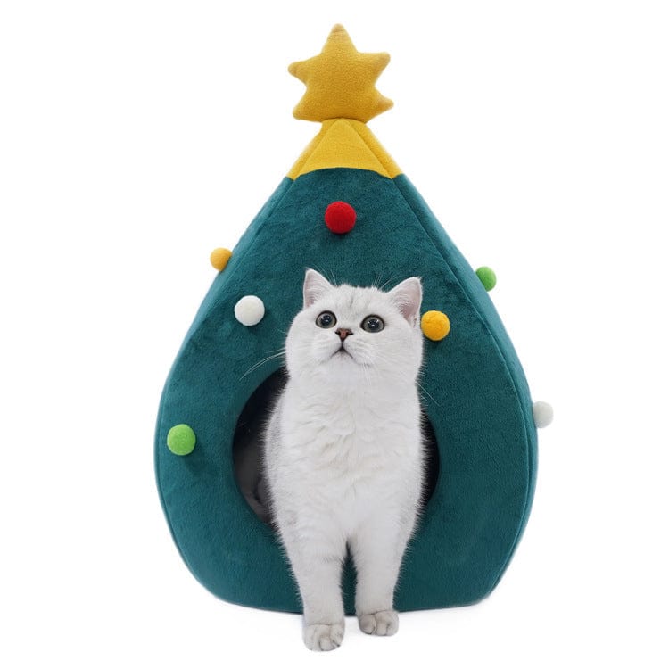 Sprout Health 0 Picture color / L Cozy Christmas Tree Pet Bed – Festive & Comfy Haven for Cats