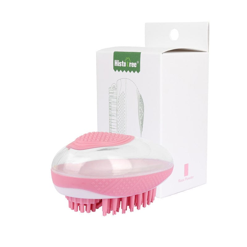 Sprout Health 0 Pink 2-in-1 Dog Cat Bath Brush & Massage Comb