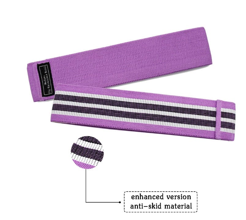 Sprout Health 0 Purple / L / Q1pc Elastic Hip Circle Resistance Band for Squats & Yoga