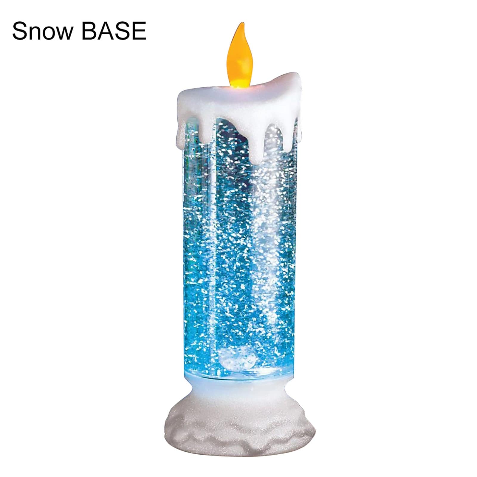 Sprout Health 0 Silver Grey / 1PC Rechargeable LED Waterproof Candle - Color Changing with Glitter - Home Décor