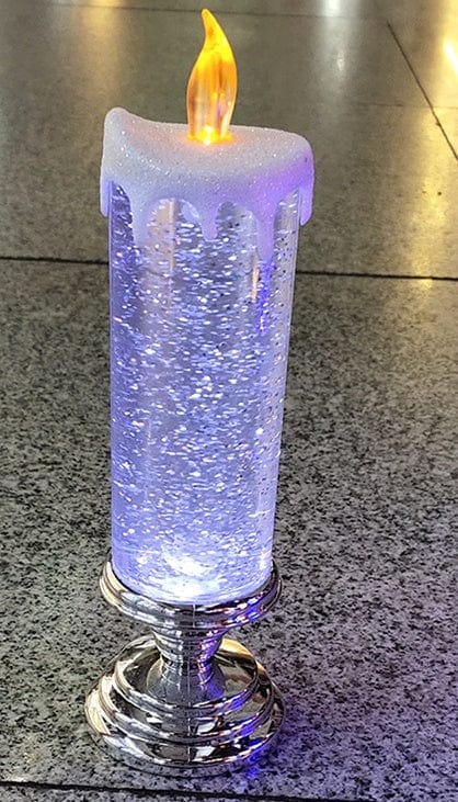 Sprout Health 0 Silver1 / 1PC Rechargeable LED Waterproof Candle - Color Changing with Glitter - Home Décor