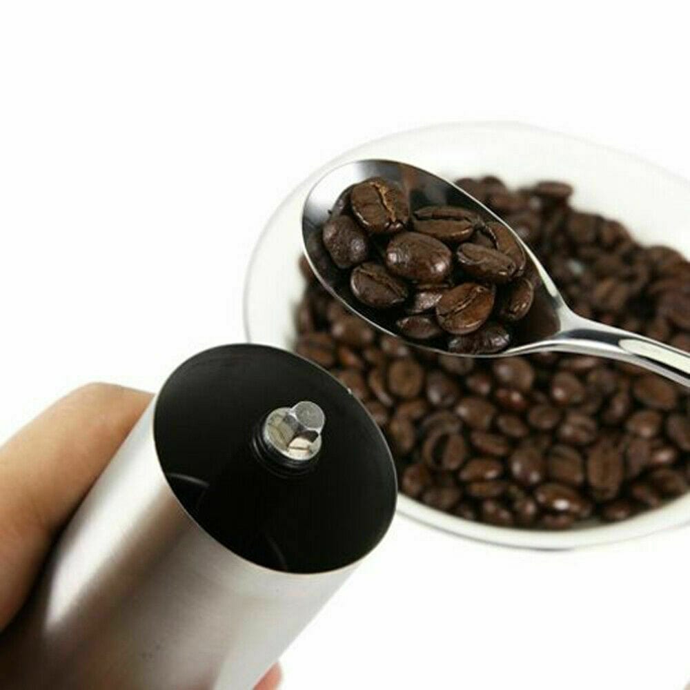 hand crank stainless steel conical burr grinder