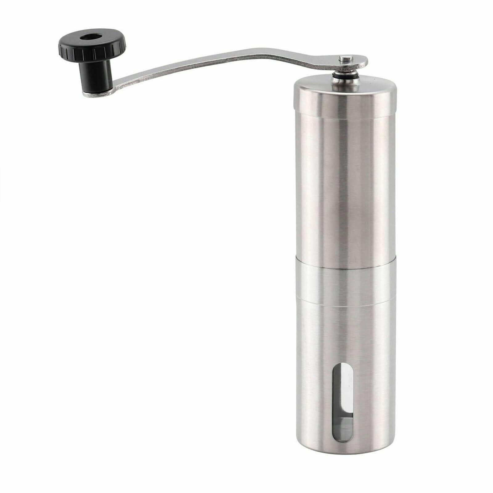 hand crank stainless steel conical burr grinder